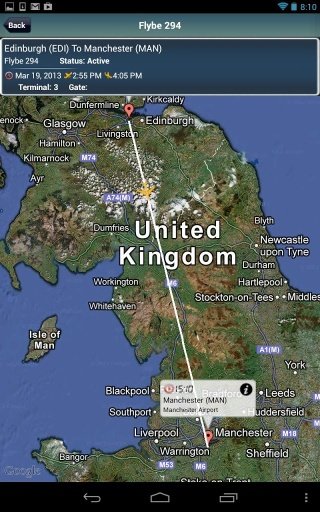 Manchester Airport+FlightTrack截图3