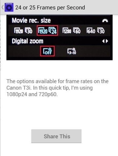 Shutter Speed Affect Video Tip截图1