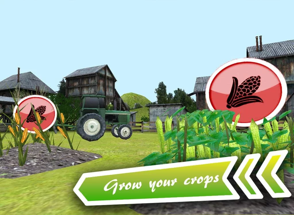 3D Farm Driver Tractor Parking截图6