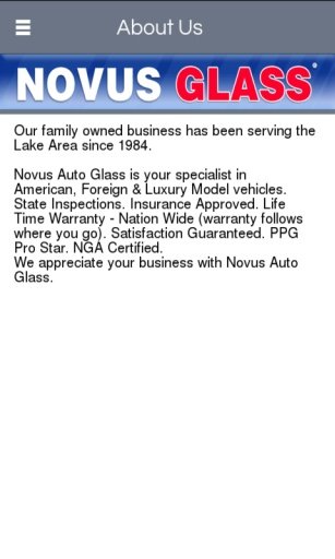 Novus Auto Glass截图2