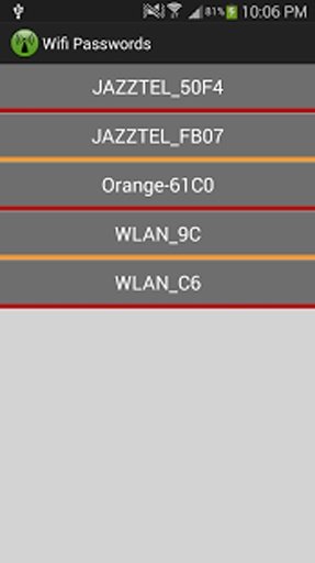 Wifi Passwords截图1