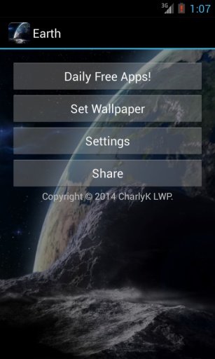 Earth Live Wallpaper HD截图2