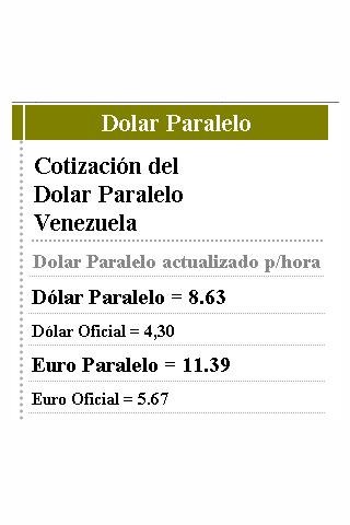 Dolar paralelo en Venezuela截图4