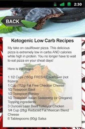 Ketogenic Low Carb Recipes截图7