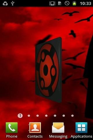 Sharingan 3D Live Wallpaper截图2