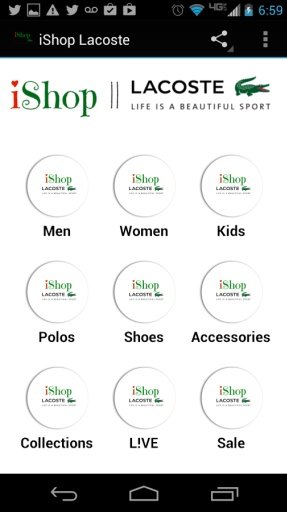 iShop Lacoste截图1