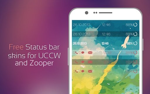 Six Status Bars for Zooper截图3