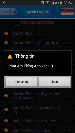 Ph&aacute;t &Acirc;m Tiếng Anh Chuẩn (Mỹ)截图2