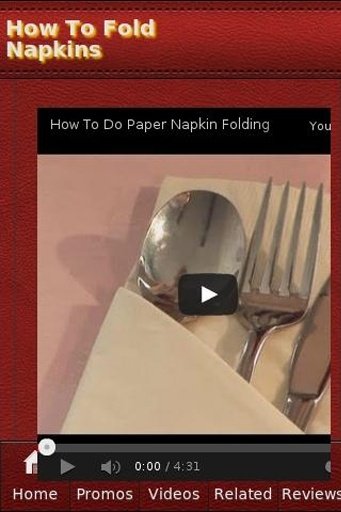 How To Fold Napkins截图1