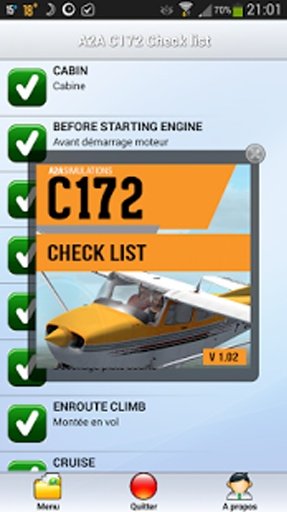 A2A C172 Check list截图4