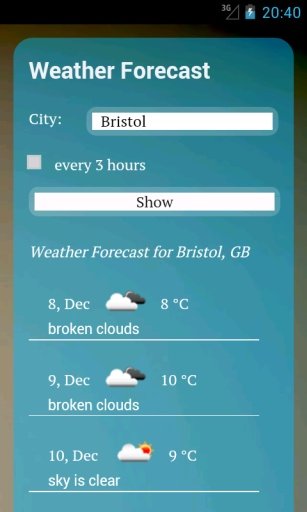 UK Weather - 7 day forecast截图9