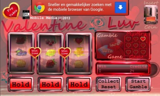 valentine slot machine截图3