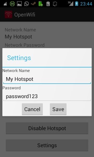 OpenWifi - Personal Hotspot截图2