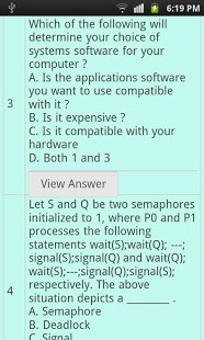 Computer operating system quiz截图1