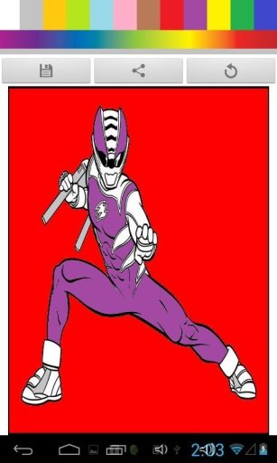 Power Ranger Coloring For Kids截图1