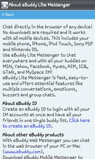 EBuddy For Android截图2