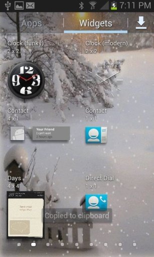 Light In Snow Live Wallpaper截图2