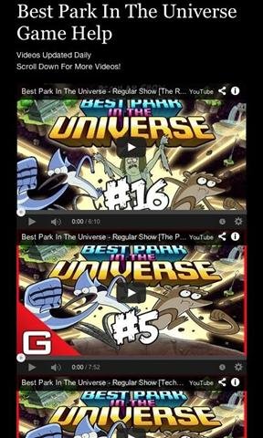 最佳公园宇宙中秘籍 Best Park in the Universe Help截图1