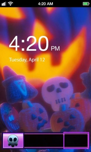 Hell Skull Lock Screen截图5