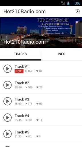 Hot210Radio.com截图2