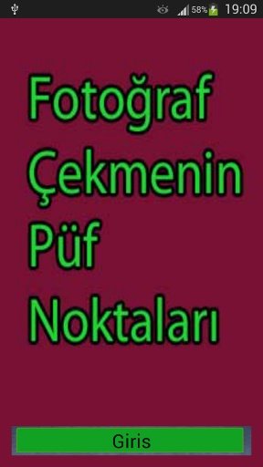 Fotoğraf Çekmenin Püf截图3