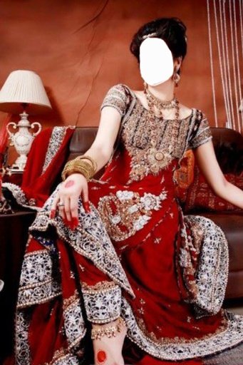 Wedding Saree photo montage截图4