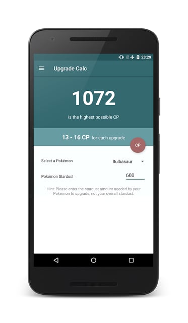 Pokemon GO战力进化计算器:Evolution Calculator截图1