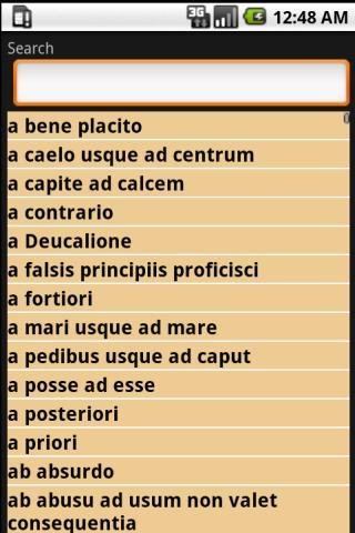 Latin Phrases Dictionary截图1