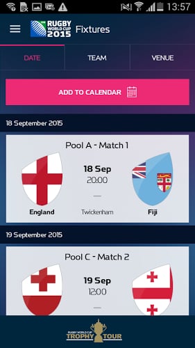 Official Rugby World Cup 2015截图7