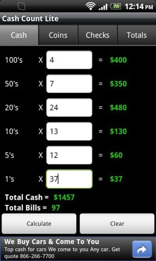 Cash Count Lite截图3