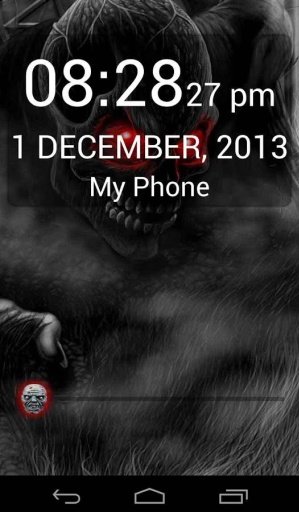 Furious Zombie Lockscreen Free截图1