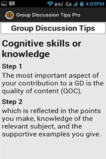 Group Discussion Tips截图3