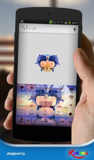 Cute Dolphins Keyboard截图2