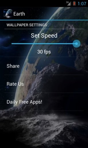 Earth Live Wallpaper HD截图3