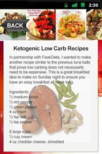 Ketogenic Low Carb Recipes截图6