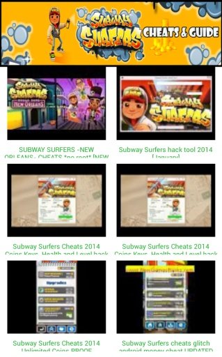 Subway Surfers Cheats & Guide截图5