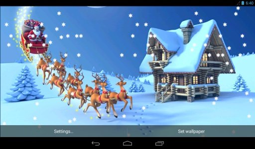 3D Christmas Wallpapers截图2