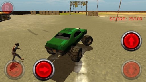 Monster Truck Zombie Derby 3D截图1