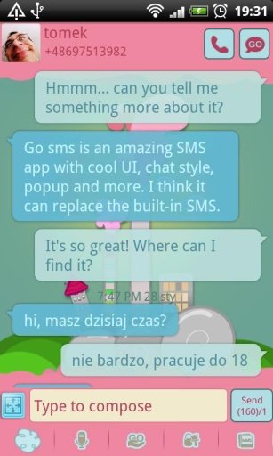 GO SMS Sweet City Theme截图2