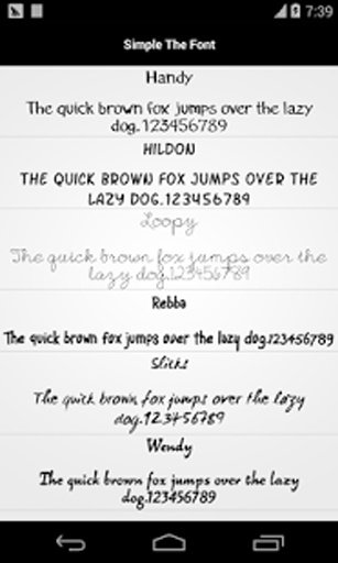 Galaxy Pencil Font fr Flipfont截图4