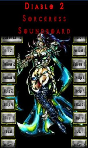 Diablo 2 Sorceress Sound Board截图1