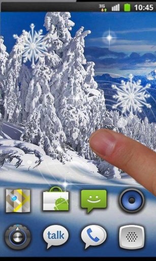 Magic Winter HD LWP截图1