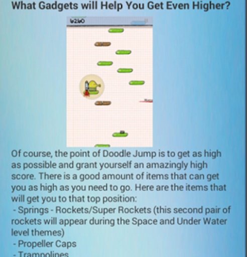 Doodle Jump Tips n Tricks截图5