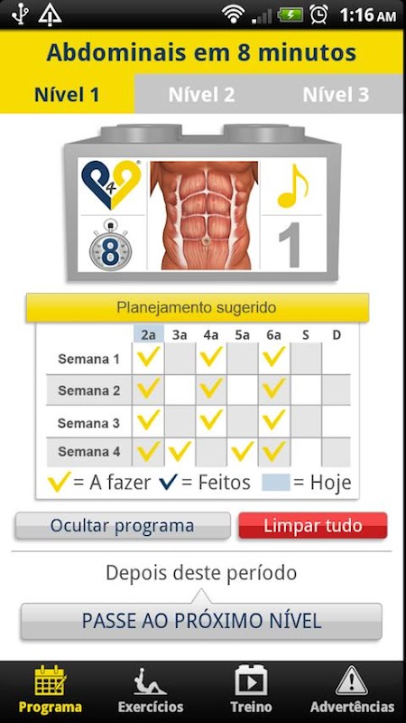 Abdominais em 8 minutos截图1