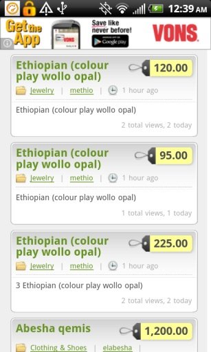 EthioList, Classifieds Ads截图1