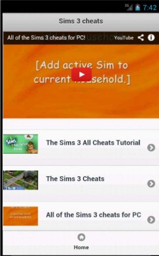 Sims 3 cheats截图3