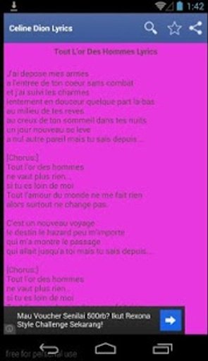 Celine Dion Lyrics Complete截图8