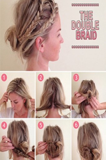 Braid hairstyle tutorial截图5