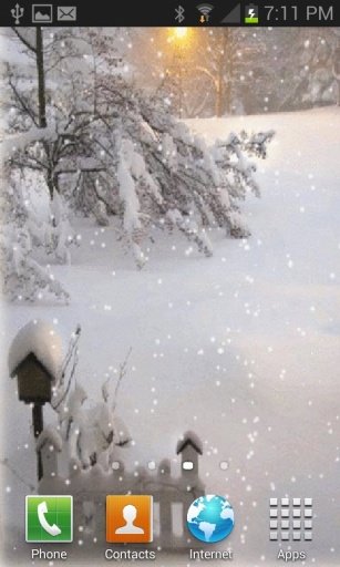 Light In Snow Live Wallpaper截图3