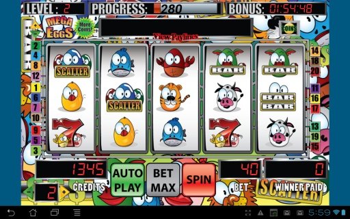 Mega Eggs Slot Machine截图3